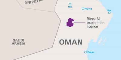 Karta хаззан Oman